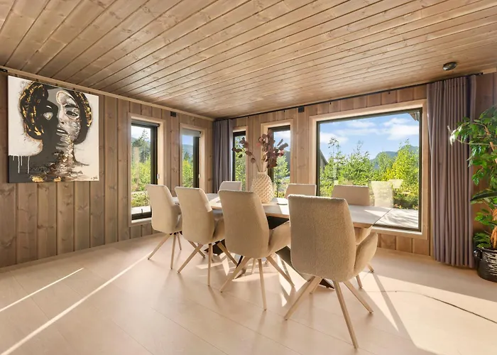Det Kosekroken - Nordic Style By The Fjord Holiday home Vradal